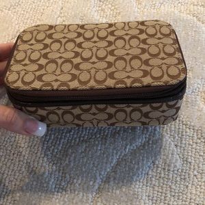 COACH jewelry travel case